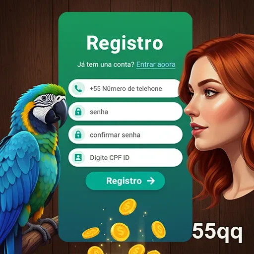 Formulário de cadastro do site 55qq para registro de usuários.